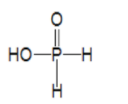 次磷酸的结构式